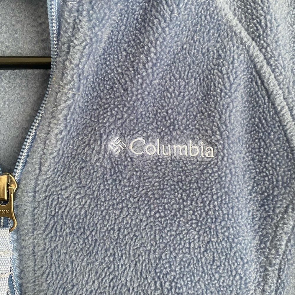Columbia Lavender Purple Zip Up Fleece Jacket Girl’s Size Medium 10/12 - Picture 3 of 10